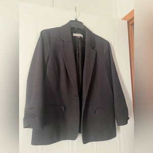 Kasper gray women’s blazer jacket